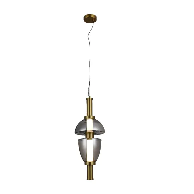 ΚΡΕΜΑΣΤΟ ΦΩΤΙΣΤΙΚΟ ACA HM24119A ΧΡΥΣΟ ΦΙΜΕ ΓΥΑΛΙ LED 15W 3000K-4000K-6000K IP20 D20XH120CM / HM24119A