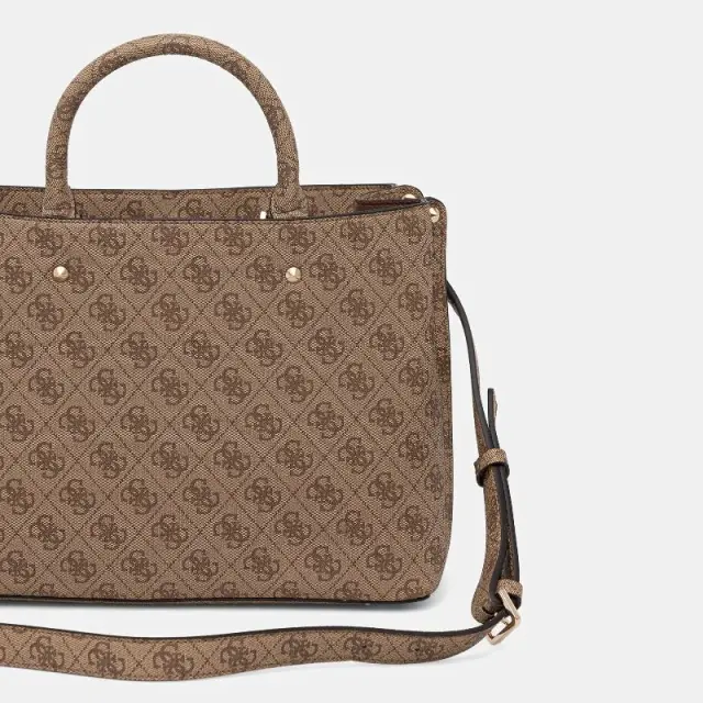 Guess - Γυναικεία Τσάντα Meridian II HWSG6974060-LATTE Καφέ 3