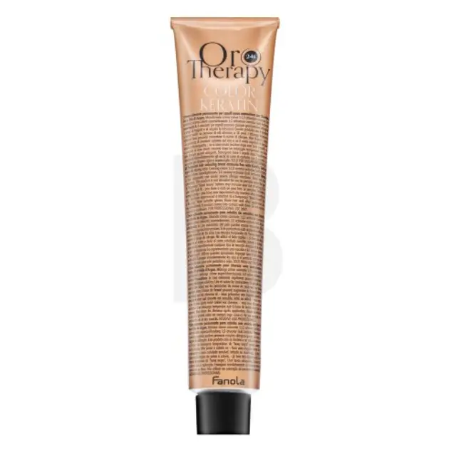 Fanola Oro Therapy Color Keratin Oro Puro professional permanent hair color 6.6 100 ml