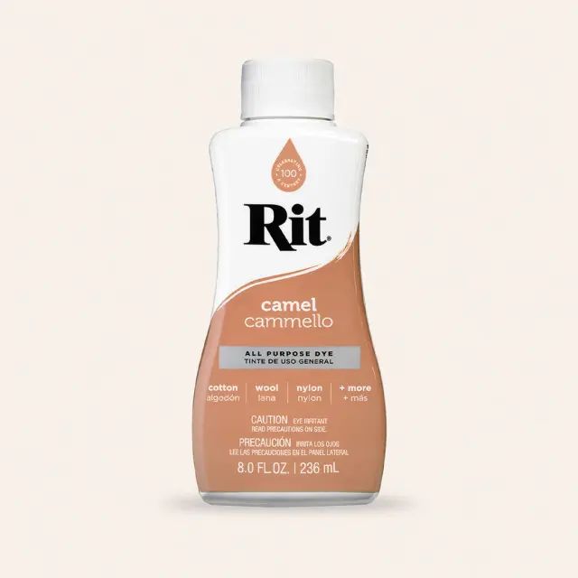 RIT DYE Liquid All-Purpose Βαφή Υφασμάτων – Camel 236ml 2