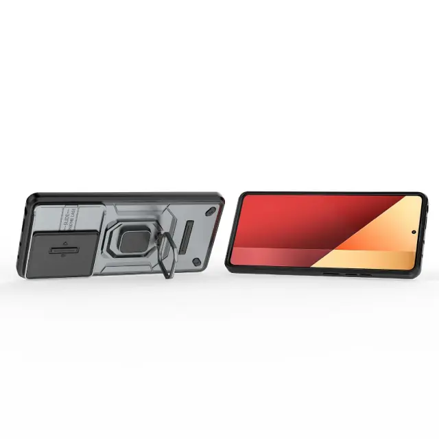 Camshield Armor Θήκη για Redmi Note 14S 4G-Grey OEM 2