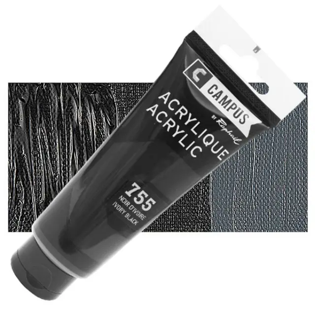 Ακρυλικό Raphael Campus - 755 Ivory Black - 100ml