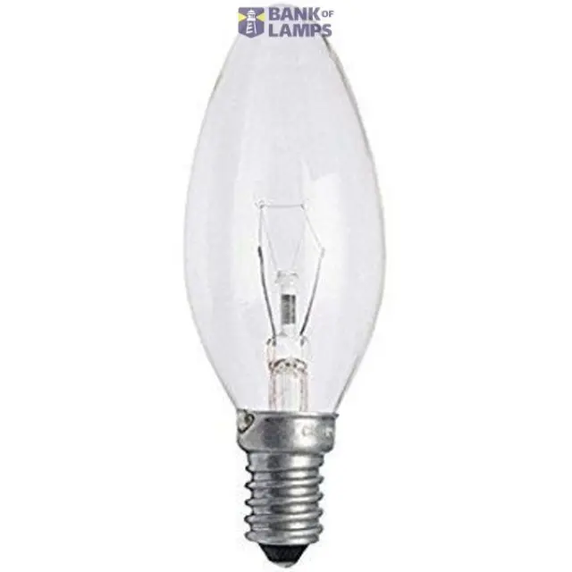 Incandescent Bulb 15W E14 Clear Candle 05966 Patron