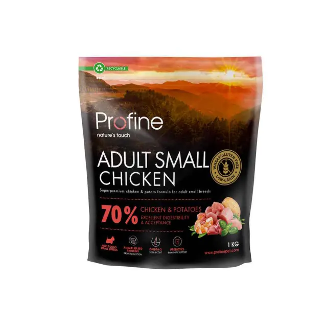 Profine Dog Adult Small Chicken 1Kg Μονόχρωμο