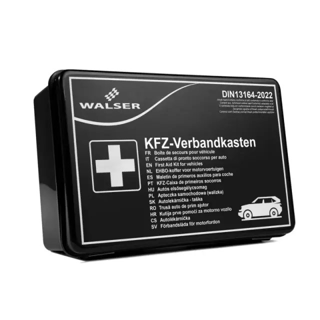 Walser 44292 Φαρμακείο Αυτοκινήτου Νεού ΚΟΚ – Kit Πρώτων Βοηθειών Νέας Πιστοποποίησης DIN 13164/2022 2
