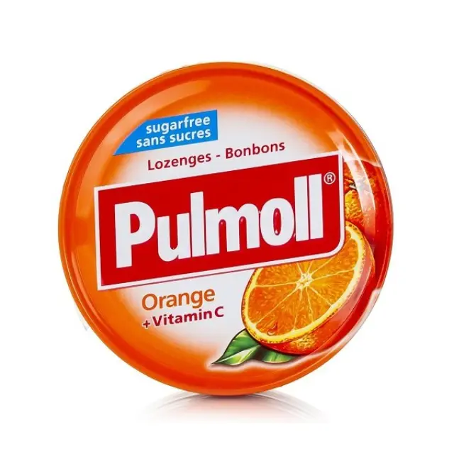 Pulmoll Παστίλιες με Βιταμίνη C - Πορτοκάλι 45gr