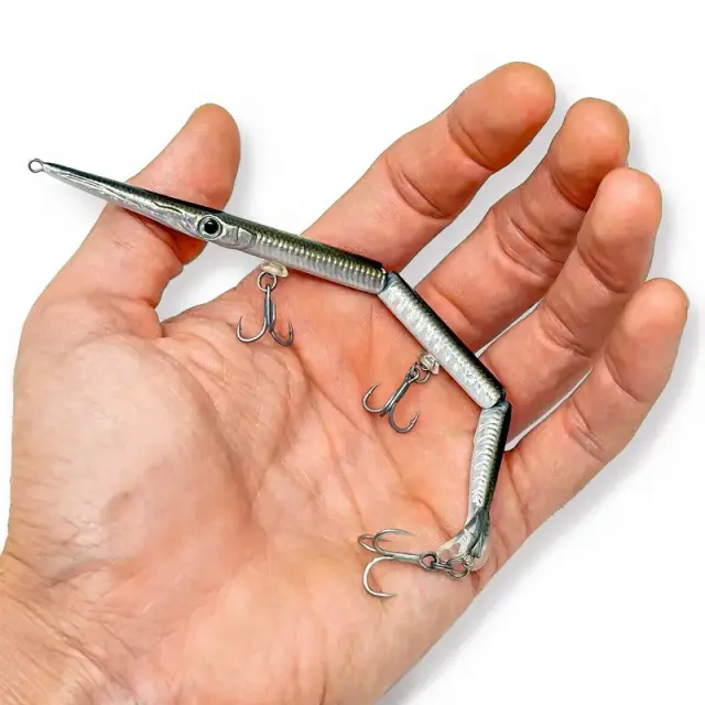 Τεχνητό Jack Fin Stylo Jointed 150 Chrome UV 2