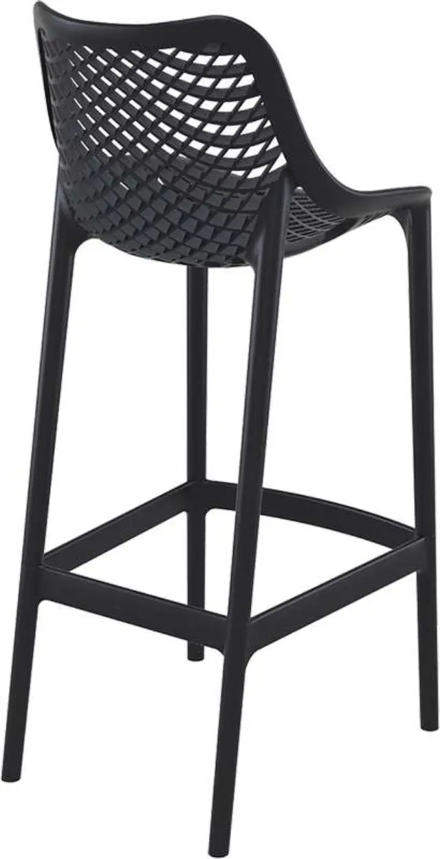 Σκαμπό Bar AIR Μαύρο PP 45x53x75/105cm 2