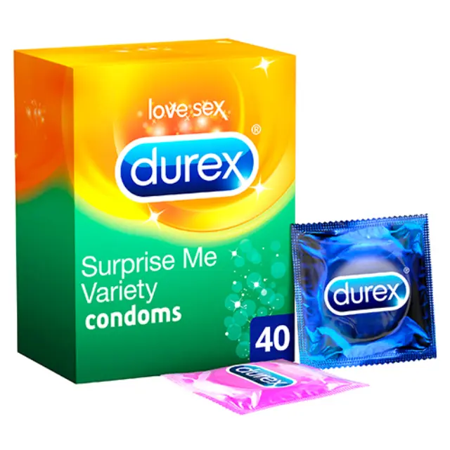 Durex Προφυλακτικά Surprise Me Variety Box 40τμχ