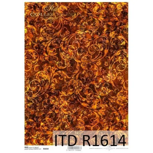 Ριζόχαρτο ντεκουπάζ ITD, 21x29cm, Ταπετσαρία, R1614