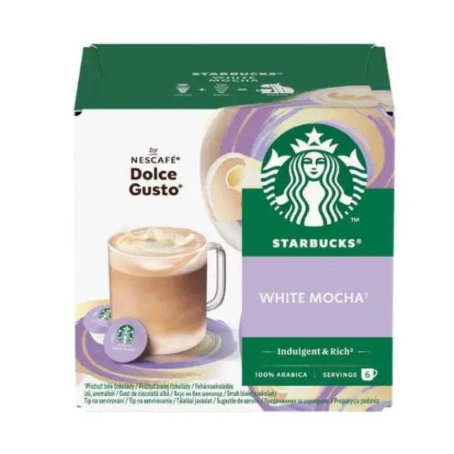 Starbucks White Mocha 6+6 pcs | Dolce Gusto