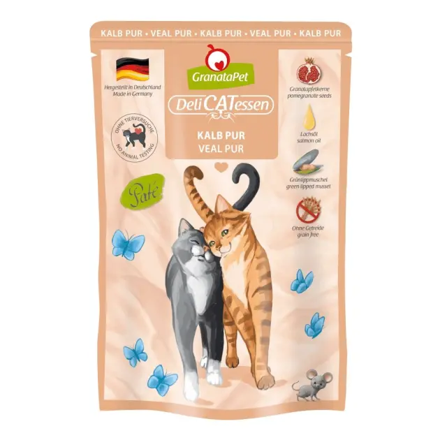 GRANATAPET DeliCATessen Veal - wet cat food - 85g