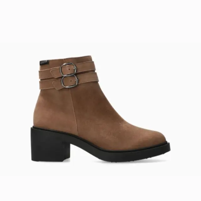 Mephisto Μποτάκια Γυναικείο δέρμα Nubuck Καφέ MEP/PAISLEY CINNAMON