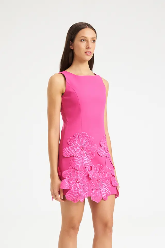 Φόρεμα με Floral Απλικέ FLOVIE DRESS - XS 3