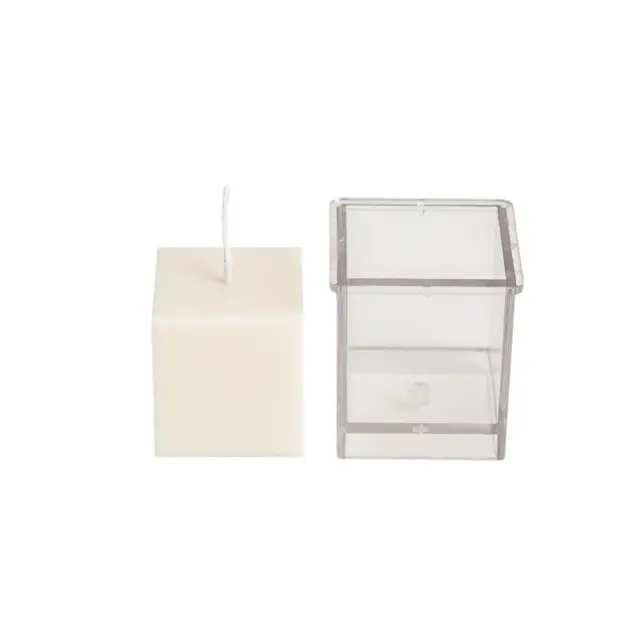 Καλούπι κεριού plexiglass, Κύβος, 6.9x6.3cm