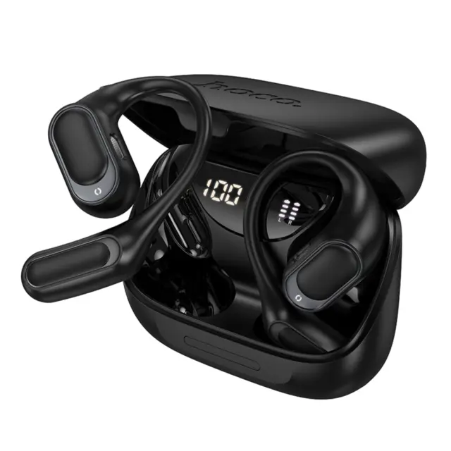 Wireless Hands Free Hoco EA11 Honey TWS v5.4 500mAh 8h Ώρες Λειτουργίας Μαύρα