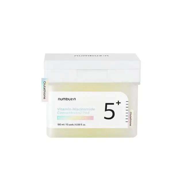 Numbuzin No.5 Vitamin Niacinamide Concentrated Pad, Εμποτισμένοι Δίσκοι για Τόνωση &  Ενυδάτωση 70τεμ