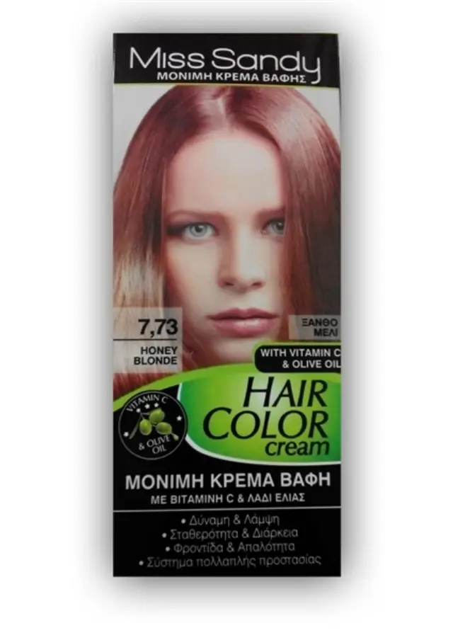Miss Sandy Hair Color Cream 7/73 Ξανθό Μελί 60ml
