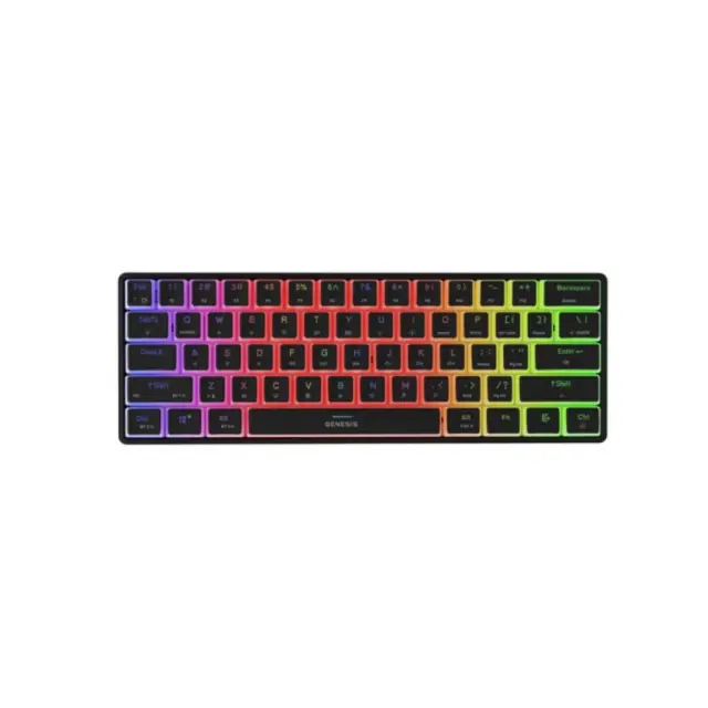 Genesis Gaming Keyboard Thor 660 G2 US Black Wireless RGB Mechanical Cateron Brown (NKG-2196) GNSNKG-2196)