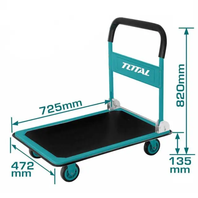 ΚΑΡΟΤΣΙ ΠΛΑΤΦΟΡΜΑ ΜΕΤΑΦΟΡΑΣ ΠΤΥΣΟΜΕΝΗ 150KG TOTAL THTHP11502 2
