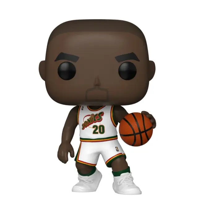 Funko POP! Basketball NBA Gary Payton Seattle SuperSonics White Home Uniform #223 Συλλεκτική Φιγούρα Βινυλίου 9,9cm 2
