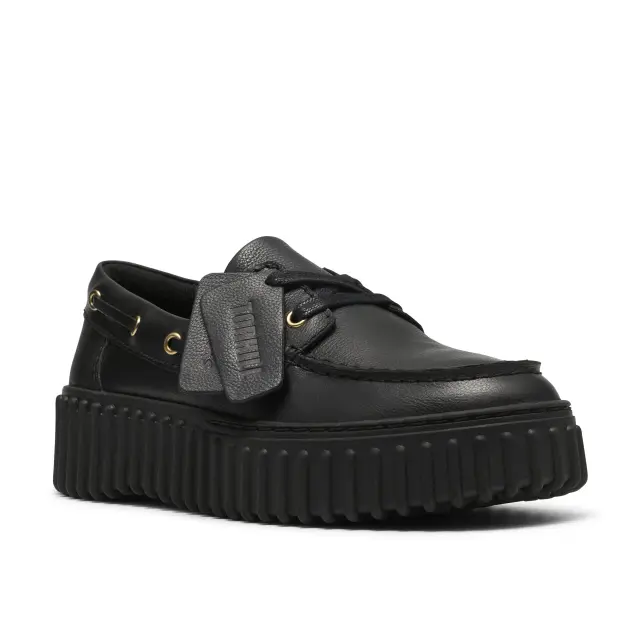 Clarks Torhill Boat γυναικεία δερμάτινα casual παπούτσια 26329433-1 2