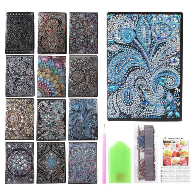 Diamond Painting ψηφιδωτό με διαμάντια notebook 14x21cm