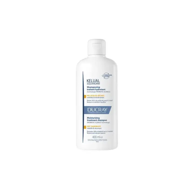 Ducray Kelual Squanorm Dry Dandruff Ρυθμιστικό Σαμπουάν Θεραπείας για Ξηρή Πιτυρίδα, 400ml
