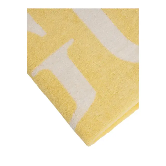 Guess Πετσέτα Θαλάσσης Lux Sponge Jacquard - 180 x 100 cm, Χρώμα Butter Corn - ONESIZE 3