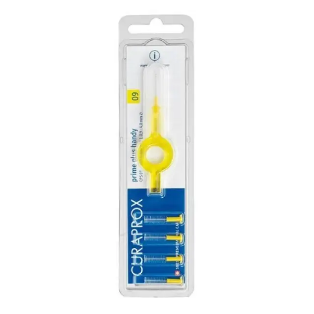 Curaprox CPS 09 Prime Plus Handy μεσοδόντια βουρτσάκια κίτρινα 5τμχ