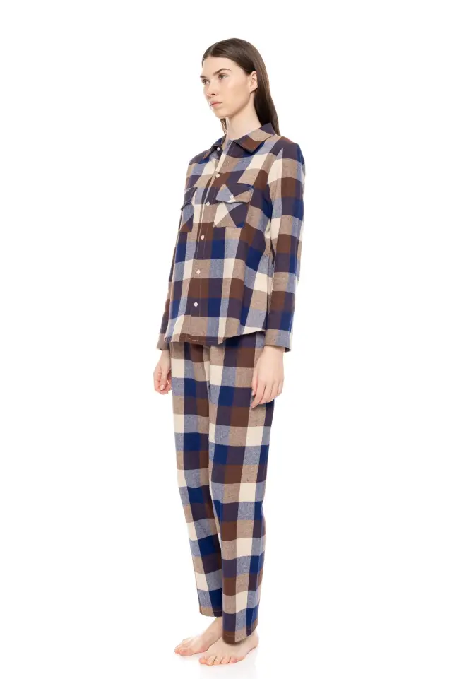 W1693 - Type - PYJAMA BUTTONED AUTUMN PLAID 3