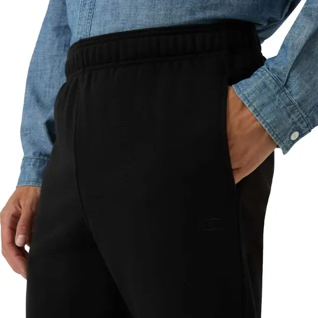 Champion Men's Elastic Cuff Fleece Sweatpants Μαύρο 221239-KK001 (Champion) 3