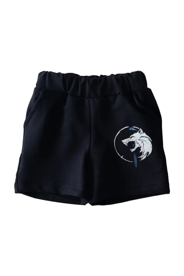 Shorts Kid Woolf Μπλε Σκούρο