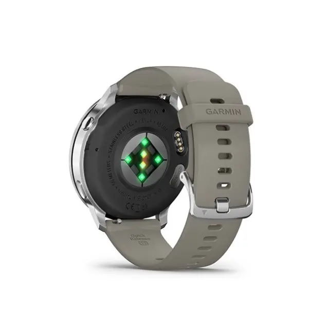 Garmin Venu 4 3.56 cm (1.4") AMOLED 45 mm Digital 454 x 454 pixels Touchscreen Silver Wi-Fi GPS (satellite) 3