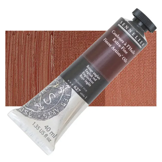 Sennelier Λάδι Finest Artists Oil 627 English Red - 40ml