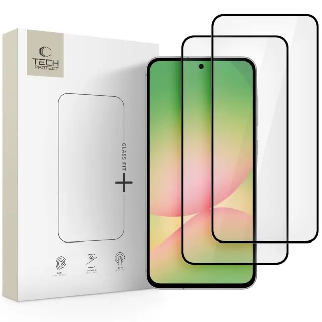 Tech-protect Glass Fit+ 2-pack Galaxy A36 / A56 5g Black