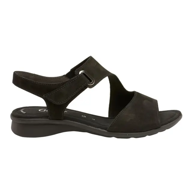 Gabor Πέδιλα Γυναικείο δέρμα Nubuck Μαύρο GAB/66063 47-SCHWARZ