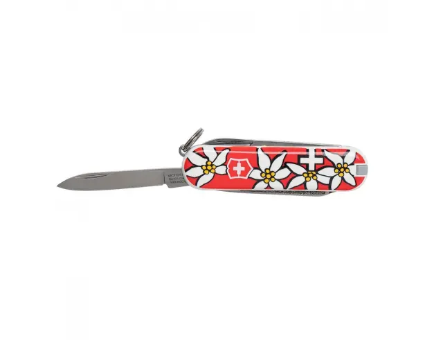 Ελβετικός Σουγιάς Victorinox Classic SD Printed με 7 λειτουργίες και μήκος 5.8cm - Edelweiss0.6223.840 3