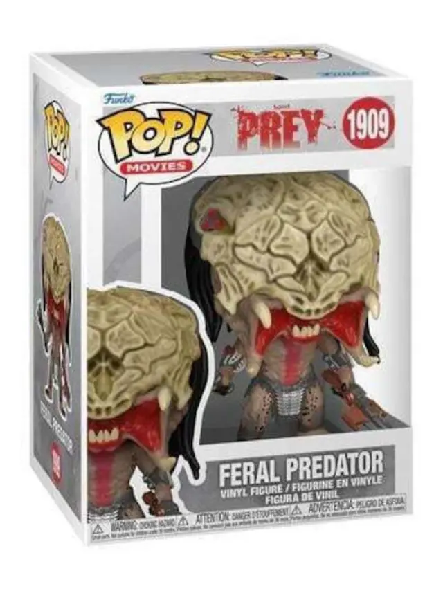 Φιγούρα Funko Pop! Movies: Prey - Feral Predator #1909 Vinyl Figure 3