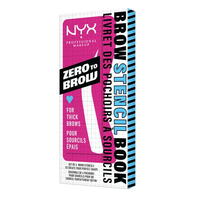 Zero To Brow Stencil 02 For Thick Brows