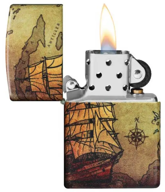 ZIPPO Αναπτήρας - 49355 Pirate Ship Design 3