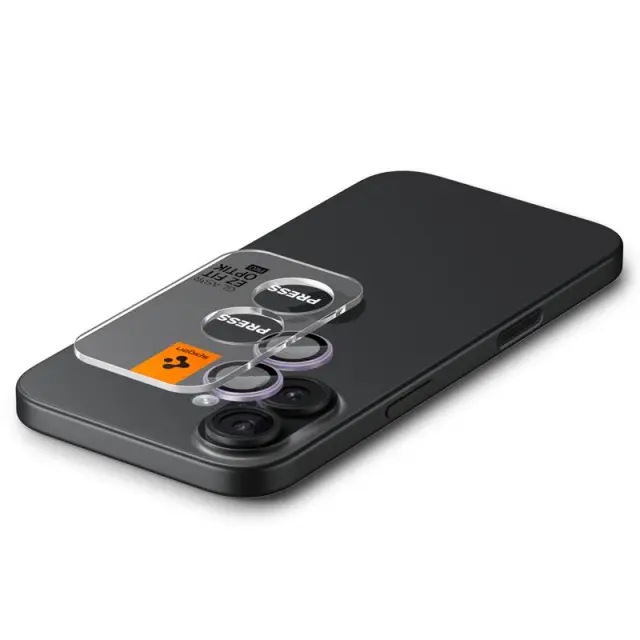 Spigen Glass tR EZ Fit Optik Pro 2 Pack, purple - iPhone 17 2