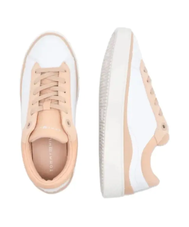 Tommy Hilfiger - Γυναικεία Sneakers Th Platform Court FW0FW06317-TRY Λευκό - 41 3