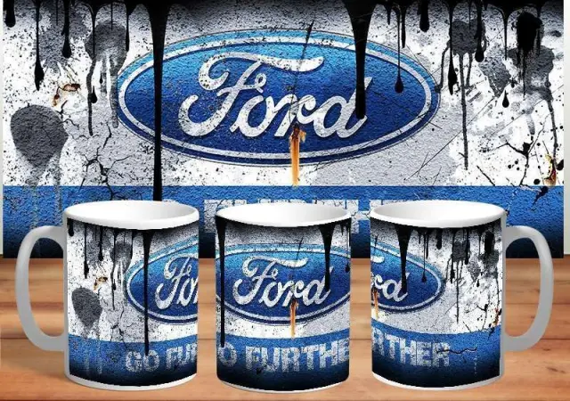 κούπα ford κεραμική 330ml λευκη με συσκευασία δώρου " με δυνατότητα προσθήκης ονόματος η ευχές (fx)