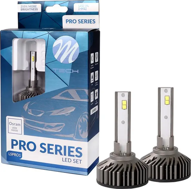 M-Tech H1 H1 12v 2x20w 5.700k 4400lm Osram Pro Led Kit Set (με Ανεμιστηρακι) 2τμχ LSPRO1