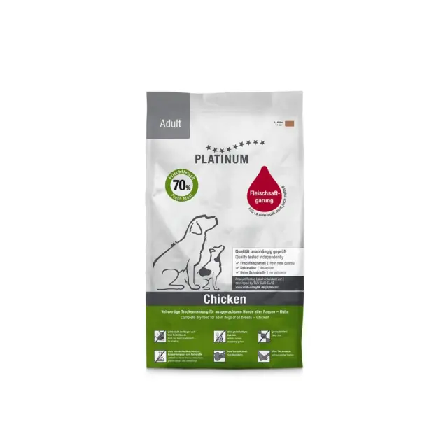 Platinum Adult Chicken Μαγειρευτή Ξηρά Τροφή 1.5Kg Μονόχρωμο