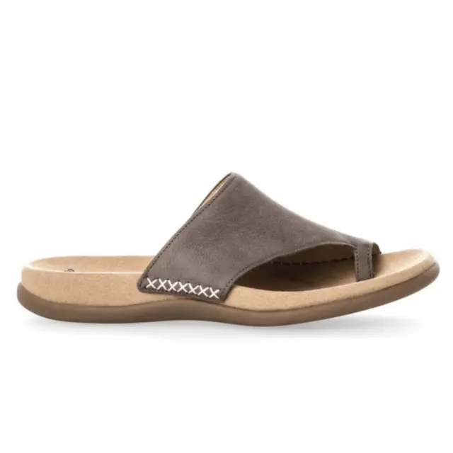 Gabor Παντόφλες Γυναικείο δέρμα Nubuck Γκρί GAB/03700 13-FUMO