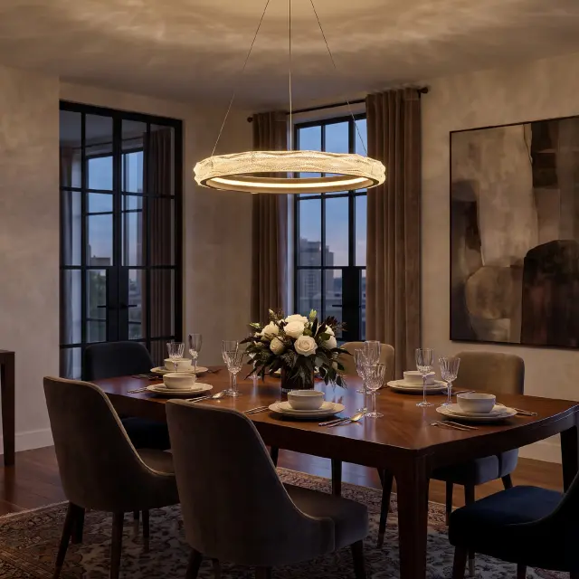 ΚΡΕΜΑΣΤΟ ΦΩΤΙΣΤΙΚΟ ACA HM251456 ΧΡΥΣΟ LED 45W 2700K-3000K-4000K IP20 D60XH120CM / HM251456 2