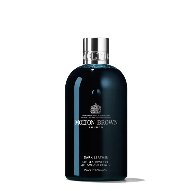 Dark Leather Bath & Shower Gel 300ml