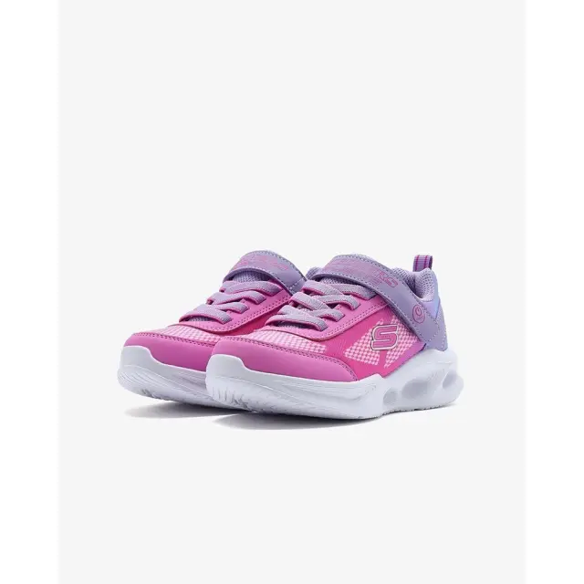 Skechers Lighted Gore Strap Sneaker (PSV) (303714L-LVPK) - Λευκό-Ροζ 2